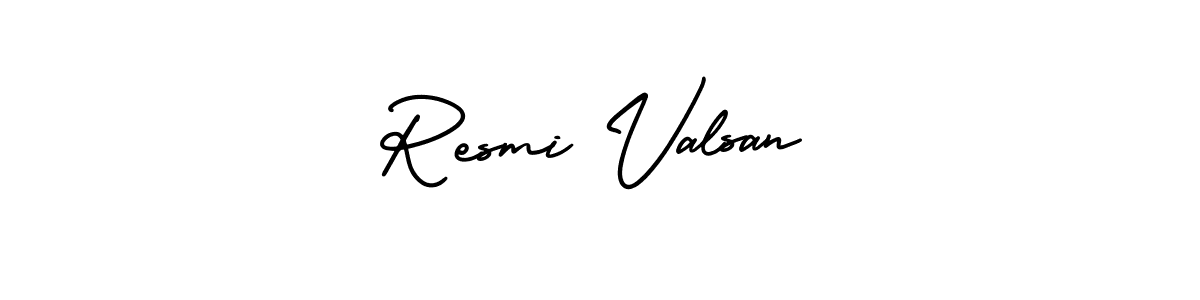 Best and Professional Signature Style for Resmi Valsan. AmerikaSignatureDemo-Regular Best Signature Style Collection. Resmi Valsan signature style 3 images and pictures png