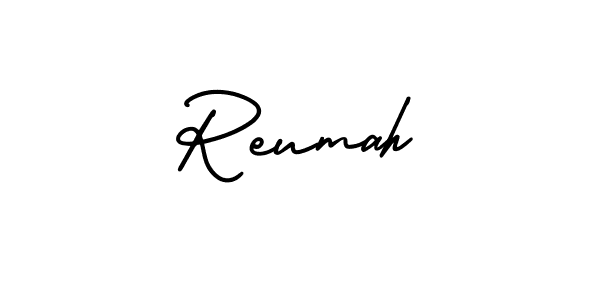 Check out images of Autograph of Reumah name. Actor Reumah Signature Style. AmerikaSignatureDemo-Regular is a professional sign style online. Reumah signature style 3 images and pictures png