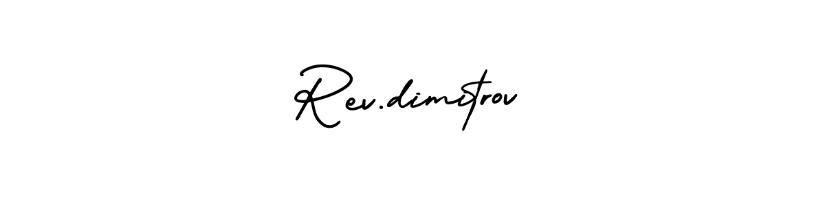 Create a beautiful signature design for name Rev.dimitrov. With this signature (AmerikaSignatureDemo-Regular) fonts, you can make a handwritten signature for free. Rev.dimitrov signature style 3 images and pictures png