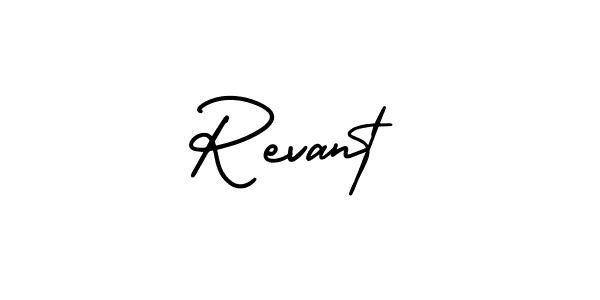 How to Draw Revant signature style? AmerikaSignatureDemo-Regular is a latest design signature styles for name Revant. Revant signature style 3 images and pictures png