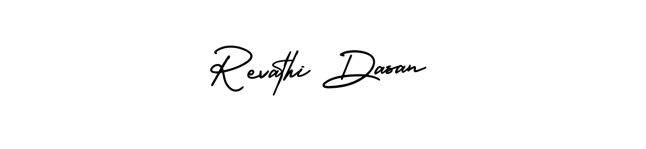 Design your own signature with our free online signature maker. With this signature software, you can create a handwritten (AmerikaSignatureDemo-Regular) signature for name Revathi Dasan. Revathi Dasan signature style 3 images and pictures png