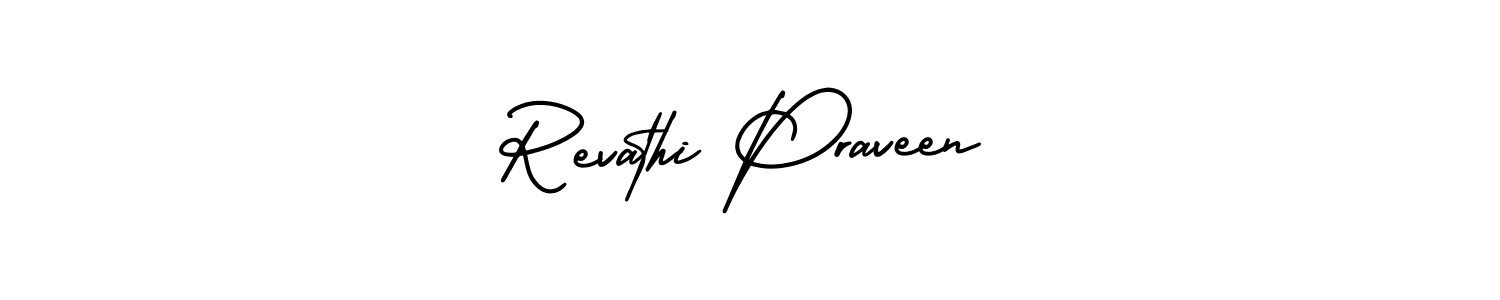 Check out images of Autograph of Revathi Praveen name. Actor Revathi Praveen Signature Style. AmerikaSignatureDemo-Regular is a professional sign style online. Revathi Praveen signature style 3 images and pictures png