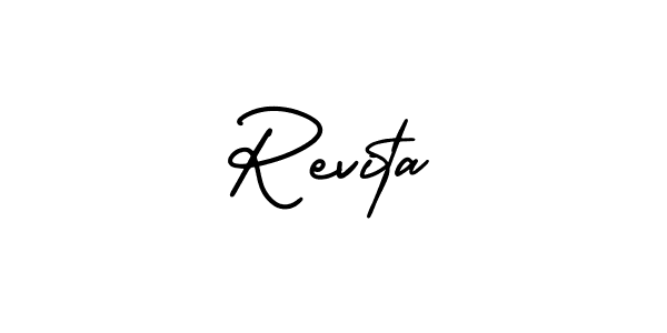 Similarly AmerikaSignatureDemo-Regular is the best handwritten signature design. Signature creator online .You can use it as an online autograph creator for name Revita. Revita signature style 3 images and pictures png