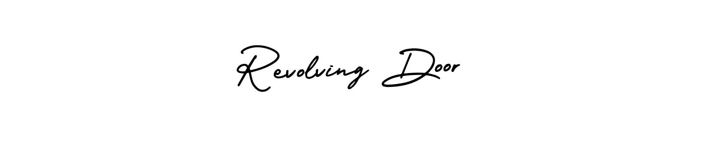 The best way (AmerikaSignatureDemo-Regular) to make a short signature is to pick only two or three words in your name. The name Revolving Door include a total of six letters. For converting this name. Revolving Door signature style 3 images and pictures png