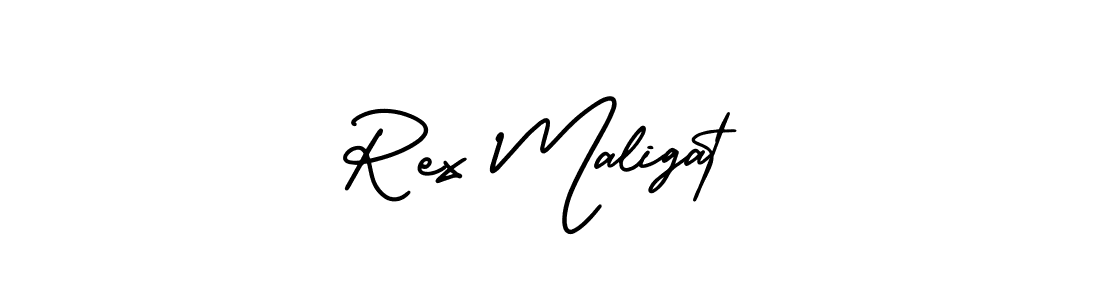 Design your own signature with our free online signature maker. With this signature software, you can create a handwritten (AmerikaSignatureDemo-Regular) signature for name Rex Maligat. Rex Maligat signature style 3 images and pictures png