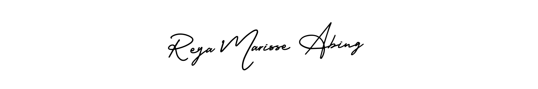 Make a beautiful signature design for name Reya Marisse Abing. With this signature (AmerikaSignatureDemo-Regular) style, you can create a handwritten signature for free. Reya Marisse Abing signature style 3 images and pictures png