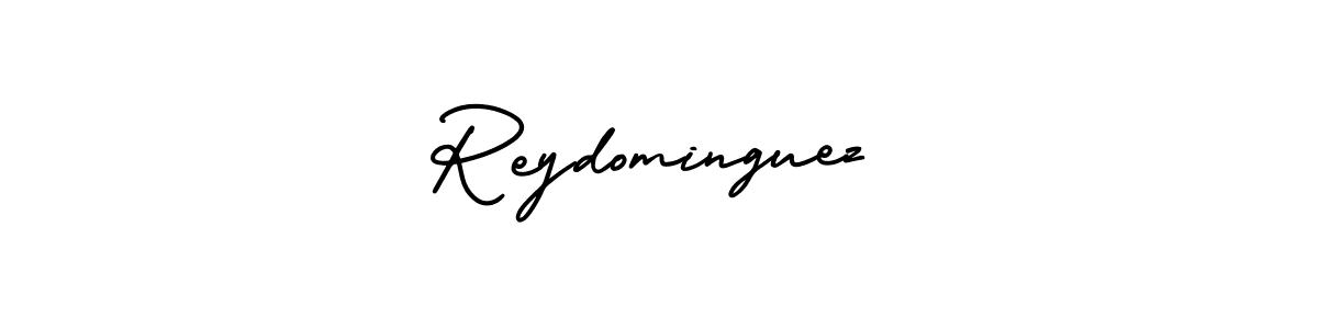 Reydominguez stylish signature style. Best Handwritten Sign (AmerikaSignatureDemo-Regular) for my name. Handwritten Signature Collection Ideas for my name Reydominguez. Reydominguez signature style 3 images and pictures png