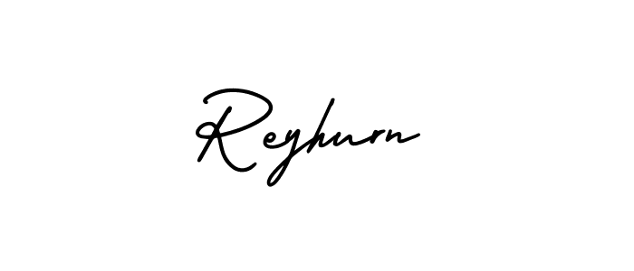 Make a beautiful signature design for name Reyhurn. Use this online signature maker to create a handwritten signature for free. Reyhurn signature style 3 images and pictures png