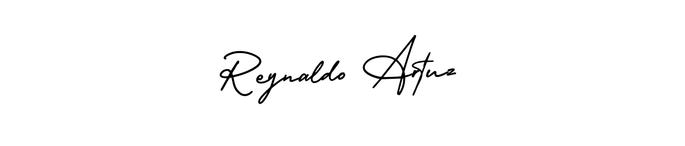 AmerikaSignatureDemo-Regular is a professional signature style that is perfect for those who want to add a touch of class to their signature. It is also a great choice for those who want to make their signature more unique. Get Reynaldo Artuz name to fancy signature for free. Reynaldo Artuz signature style 3 images and pictures png