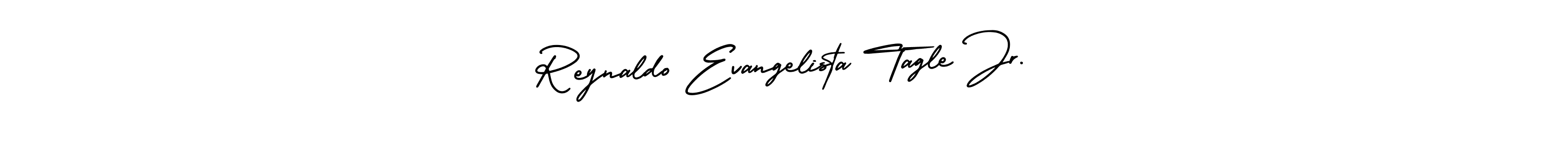AmerikaSignatureDemo-Regular is a professional signature style that is perfect for those who want to add a touch of class to their signature. It is also a great choice for those who want to make their signature more unique. Get Reynaldo Evangelista Tagle Jr. name to fancy signature for free. Reynaldo Evangelista Tagle Jr. signature style 3 images and pictures png