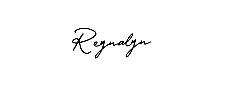 Also we have Reynalyn name is the best signature style. Create professional handwritten signature collection using AmerikaSignatureDemo-Regular autograph style. Reynalyn signature style 3 images and pictures png