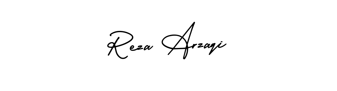 Reza Arzaqi stylish signature style. Best Handwritten Sign (AmerikaSignatureDemo-Regular) for my name. Handwritten Signature Collection Ideas for my name Reza Arzaqi. Reza Arzaqi signature style 3 images and pictures png