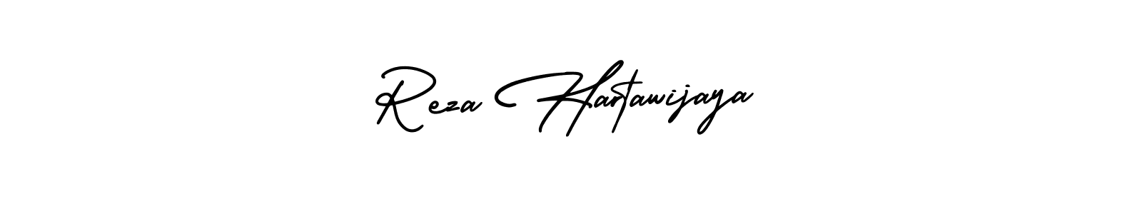 This is the best signature style for the Reza Hartawijaya name. Also you like these signature font (AmerikaSignatureDemo-Regular). Mix name signature. Reza Hartawijaya signature style 3 images and pictures png