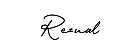 Transform the name Rezual into a signature masterpiece using AmerikaSignatureDemo-Regular font. Ideal for photographers, artists, and creators looking for watermarks. Rezual signature style 3 images and pictures png