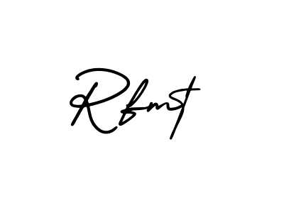 Similarly AmerikaSignatureDemo-Regular is the best handwritten signature design. Signature creator online .You can use it as an online autograph creator for name Rfmt. Rfmt signature style 3 images and pictures png