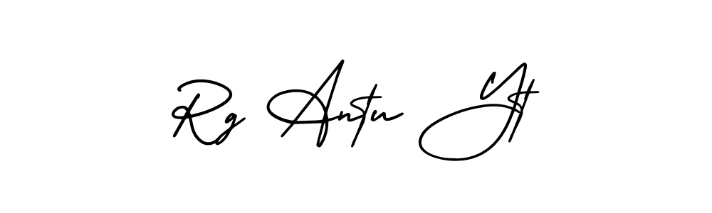 How to Draw Rg Antu Yt signature style? AmerikaSignatureDemo-Regular is a latest design signature styles for name Rg Antu Yt. Rg Antu Yt signature style 3 images and pictures png