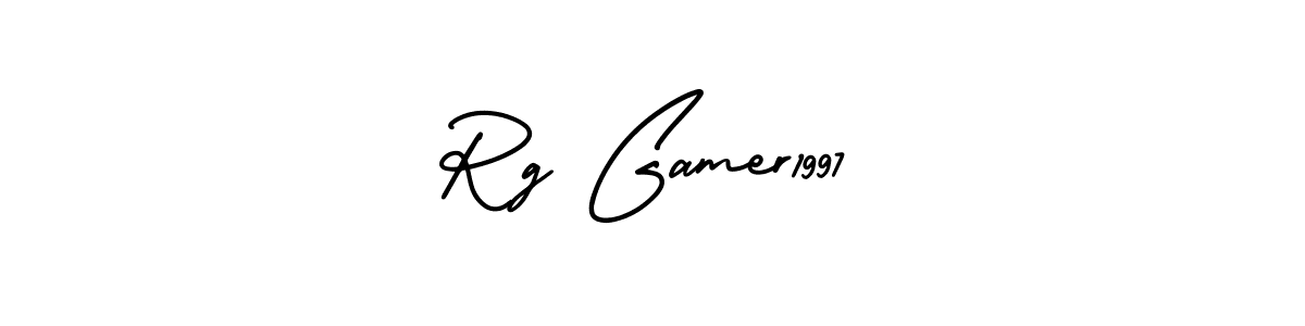 AmerikaSignatureDemo-Regular is a professional signature style that is perfect for those who want to add a touch of class to their signature. It is also a great choice for those who want to make their signature more unique. Get Rg Gamer1997 name to fancy signature for free. Rg Gamer1997 signature style 3 images and pictures png