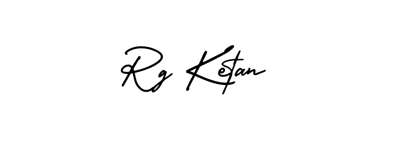 You should practise on your own different ways (AmerikaSignatureDemo-Regular) to write your name (Rg Ketan) in signature. don't let someone else do it for you. Rg Ketan signature style 3 images and pictures png