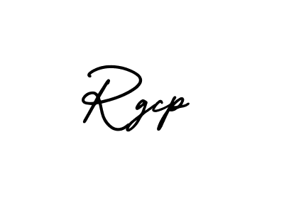 How to make Rgcp name signature. Use AmerikaSignatureDemo-Regular style for creating short signs online. This is the latest handwritten sign. Rgcp signature style 3 images and pictures png