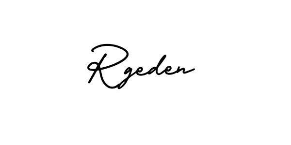 AmerikaSignatureDemo-Regular is a professional signature style that is perfect for those who want to add a touch of class to their signature. It is also a great choice for those who want to make their signature more unique. Get Rgeden name to fancy signature for free. Rgeden signature style 3 images and pictures png