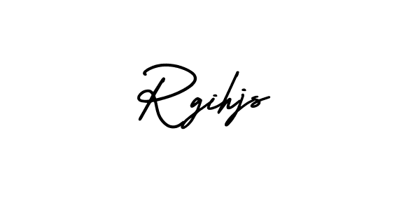 AmerikaSignatureDemo-Regular is a professional signature style that is perfect for those who want to add a touch of class to their signature. It is also a great choice for those who want to make their signature more unique. Get Rgihjs name to fancy signature for free. Rgihjs signature style 3 images and pictures png