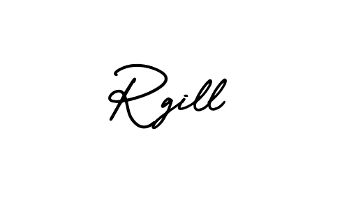 Also we have Rgill name is the best signature style. Create professional handwritten signature collection using AmerikaSignatureDemo-Regular autograph style. Rgill signature style 3 images and pictures png