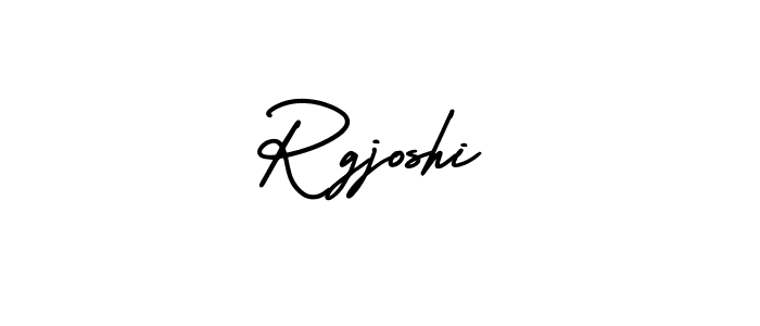 It looks lik you need a new signature style for name Rgjoshi. Design unique handwritten (AmerikaSignatureDemo-Regular) signature with our free signature maker in just a few clicks. Rgjoshi signature style 3 images and pictures png