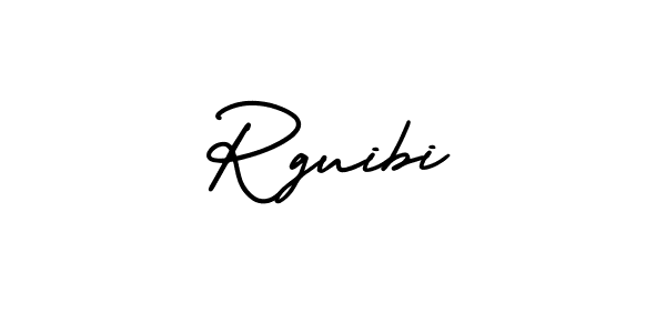 How to Draw Rguibi signature style? AmerikaSignatureDemo-Regular is a latest design signature styles for name Rguibi. Rguibi signature style 3 images and pictures png