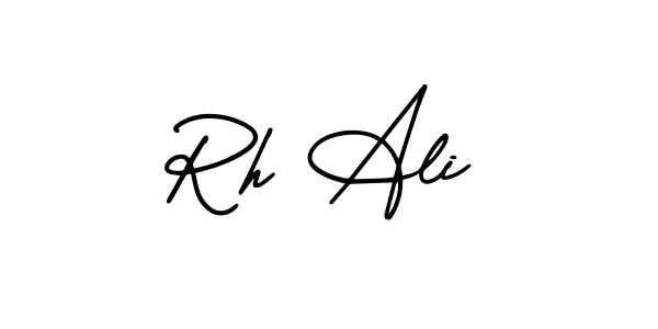 How to make Rh Ali signature? AmerikaSignatureDemo-Regular is a professional autograph style. Create handwritten signature for Rh Ali name. Rh Ali signature style 3 images and pictures png