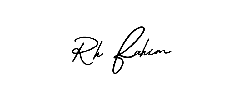 You can use this online signature creator to create a handwritten signature for the name Rh Fahim. This is the best online autograph maker. Rh Fahim signature style 3 images and pictures png