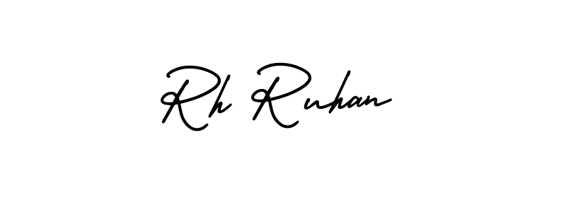 Best and Professional Signature Style for Rh Ruhan. AmerikaSignatureDemo-Regular Best Signature Style Collection. Rh Ruhan signature style 3 images and pictures png
