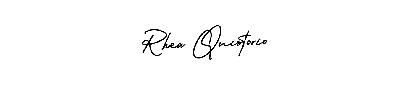 You can use this online signature creator to create a handwritten signature for the name Rhea Quistorio. This is the best online autograph maker. Rhea Quistorio signature style 3 images and pictures png