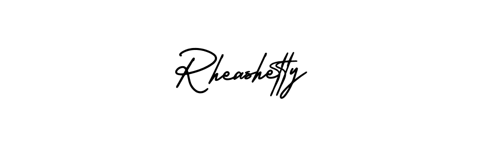 AmerikaSignatureDemo-Regular is a professional signature style that is perfect for those who want to add a touch of class to their signature. It is also a great choice for those who want to make their signature more unique. Get Rheashetty name to fancy signature for free. Rheashetty signature style 3 images and pictures png