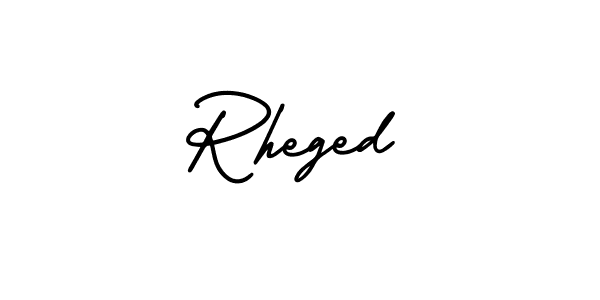 It looks lik you need a new signature style for name Rheged. Design unique handwritten (AmerikaSignatureDemo-Regular) signature with our free signature maker in just a few clicks. Rheged signature style 3 images and pictures png