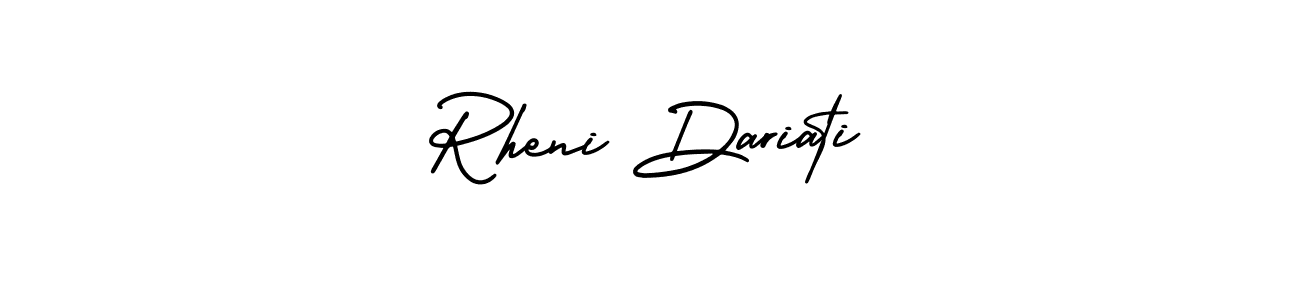 See photos of Rheni Dariati official signature by Spectra . Check more albums & portfolios. Read reviews & check more about AmerikaSignatureDemo-Regular font. Rheni Dariati signature style 3 images and pictures png