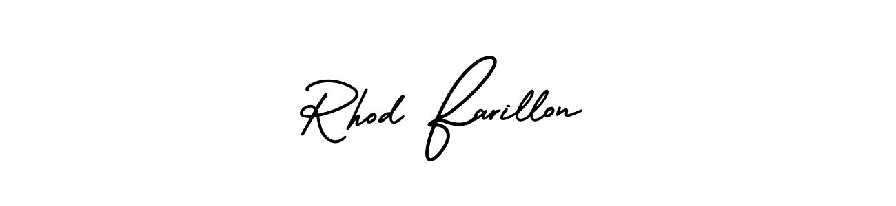 See photos of Rhod Farillon official signature by Spectra . Check more albums & portfolios. Read reviews & check more about AmerikaSignatureDemo-Regular font. Rhod Farillon signature style 3 images and pictures png