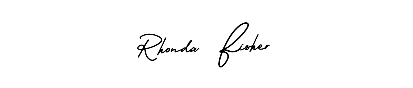 How to make Rhonda  Fisher signature? AmerikaSignatureDemo-Regular is a professional autograph style. Create handwritten signature for Rhonda  Fisher name. Rhonda  Fisher signature style 3 images and pictures png