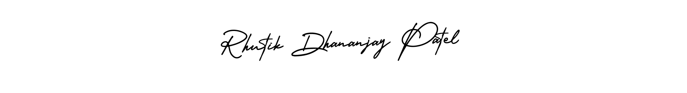 Similarly AmerikaSignatureDemo-Regular is the best handwritten signature design. Signature creator online .You can use it as an online autograph creator for name Rhutik Dhananjay Patel. Rhutik Dhananjay Patel signature style 3 images and pictures png