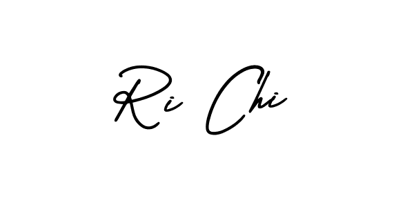 AmerikaSignatureDemo-Regular is a professional signature style that is perfect for those who want to add a touch of class to their signature. It is also a great choice for those who want to make their signature more unique. Get Ri Chi name to fancy signature for free. Ri Chi signature style 3 images and pictures png
