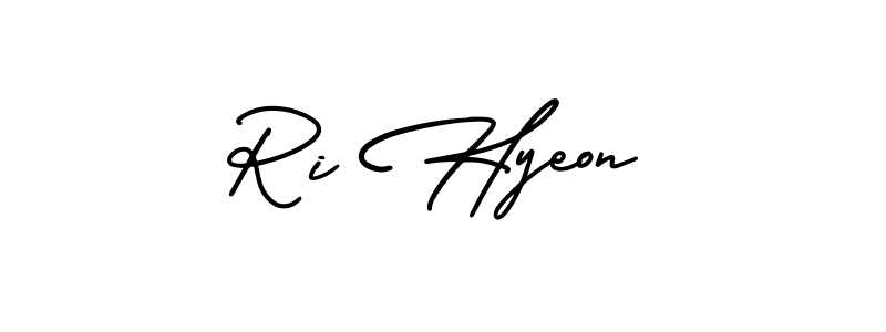 if you are searching for the best signature style for your name Ri Hyeon. so please give up your signature search. here we have designed multiple signature styles  using AmerikaSignatureDemo-Regular. Ri Hyeon signature style 3 images and pictures png