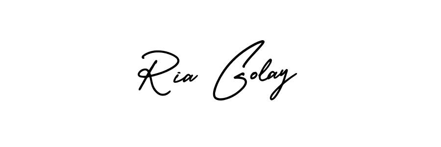 How to Draw Ria Golay signature style? AmerikaSignatureDemo-Regular is a latest design signature styles for name Ria Golay. Ria Golay signature style 3 images and pictures png
