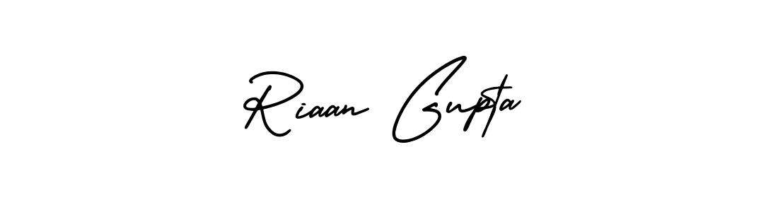 Riaan Gupta stylish signature style. Best Handwritten Sign (AmerikaSignatureDemo-Regular) for my name. Handwritten Signature Collection Ideas for my name Riaan Gupta. Riaan Gupta signature style 3 images and pictures png