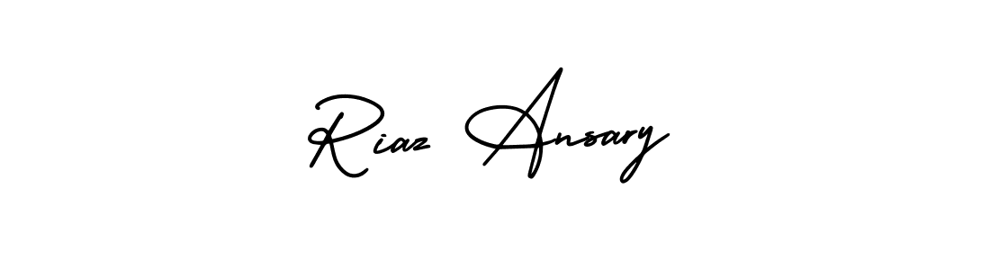 Use a signature maker to create a handwritten signature online. With this signature software, you can design (AmerikaSignatureDemo-Regular) your own signature for name Riaz Ansary. Riaz Ansary signature style 3 images and pictures png