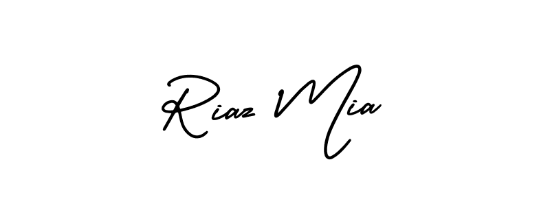 You can use this online signature creator to create a handwritten signature for the name Riaz Mia. This is the best online autograph maker. Riaz Mia signature style 3 images and pictures png