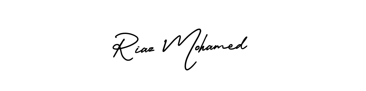 You should practise on your own different ways (AmerikaSignatureDemo-Regular) to write your name (Riaz Mohamed) in signature. don't let someone else do it for you. Riaz Mohamed signature style 3 images and pictures png