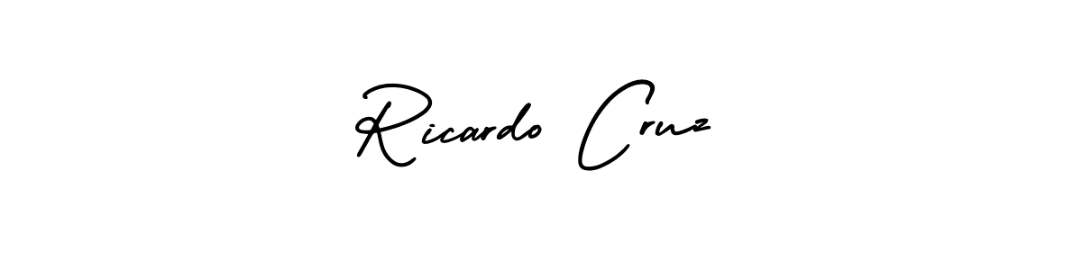 Ricardo Cruz stylish signature style. Best Handwritten Sign (AmerikaSignatureDemo-Regular) for my name. Handwritten Signature Collection Ideas for my name Ricardo Cruz. Ricardo Cruz signature style 3 images and pictures png