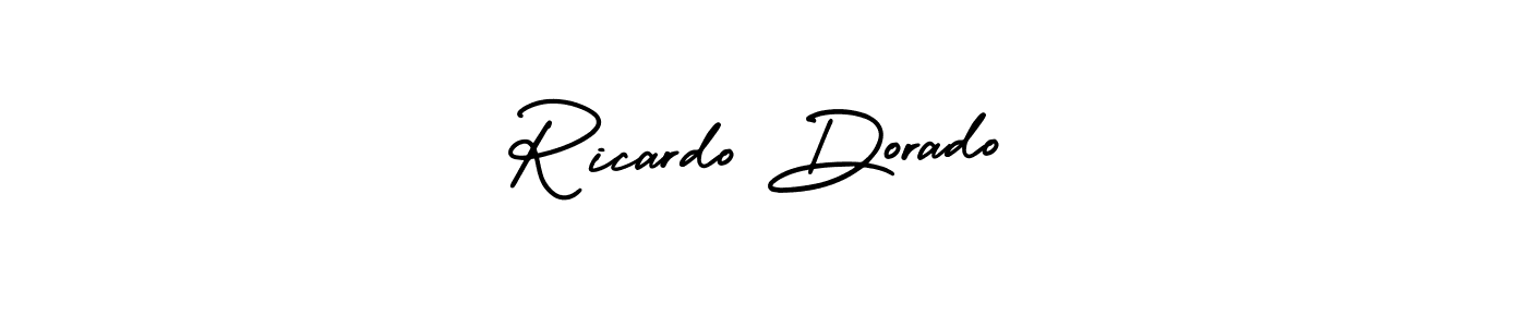 Design your own signature with our free online signature maker. With this signature software, you can create a handwritten (AmerikaSignatureDemo-Regular) signature for name Ricardo Dorado. Ricardo Dorado signature style 3 images and pictures png