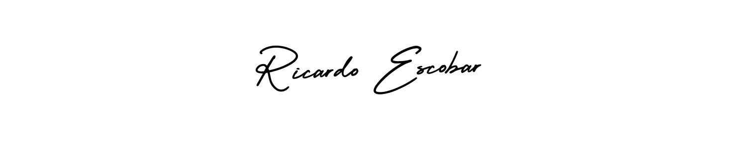 AmerikaSignatureDemo-Regular is a professional signature style that is perfect for those who want to add a touch of class to their signature. It is also a great choice for those who want to make their signature more unique. Get Ricardo Escobar name to fancy signature for free. Ricardo Escobar signature style 3 images and pictures png