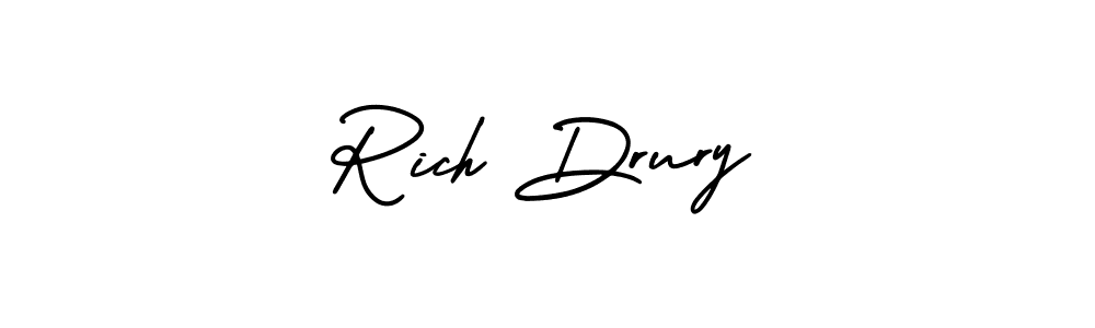 Also You can easily find your signature by using the search form. We will create Rich Drury name handwritten signature images for you free of cost using AmerikaSignatureDemo-Regular sign style. Rich Drury signature style 3 images and pictures png
