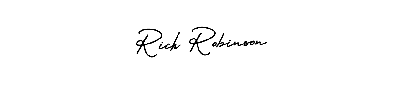 Once you've used our free online signature maker to create your best signature AmerikaSignatureDemo-Regular style, it's time to enjoy all of the benefits that Rich Robinson name signing documents. Rich Robinson signature style 3 images and pictures png